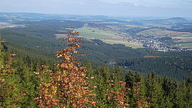 View from the Fichtelberg